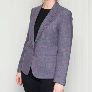 Vintage Purple Tweed Blazer